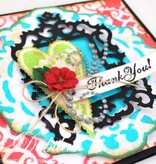 Spellbinders und Rayher Molde de metal Samantha Walker, Armação e Acentos Antique