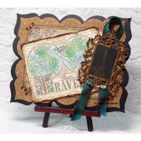 Spellbinders und Rayher Molde de metal Samantha Walker, Armação e Acentos Antique