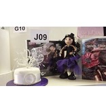 FOFUCHA Fofucha Gothic Girl Craft Kit, 30 cm, 49 piezas
