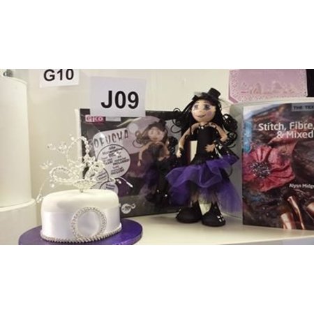 FOFUCHA Fofucha Gothic Girl Craft Kit, 30 cm, 49 piezas