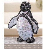 Objekten zum Dekorieren / objects for decorating En styrofoam skjema, Penguin stående, 180 mm