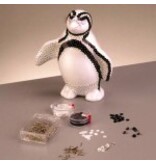 Objekten zum Dekorieren / objects for decorating 1 Styroporform, Pinguin stehend, 180 mm