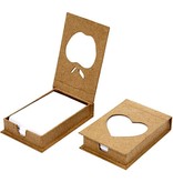 Objekten zum Dekorieren / objects for decorating Titular bloco de notas, tamanho 10x7x2, 5 CM