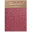 DESIGNER BLÖCKE  / DESIGNER PAPER Glitterkarton,10 Bogen 280g/qm, Format A4, altrosa