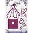 Precious Marieke Stamping and embossing stencil, Precious Marieke, Set of 4 templates