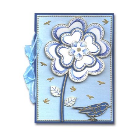 Sticker Stjerne form Transparent Klistremerker, 10 x 23cm, broderier, i sølv eller gull