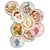 Embellishments / Verzierungen 9 Etiquetas com motivos bonitos do bebê