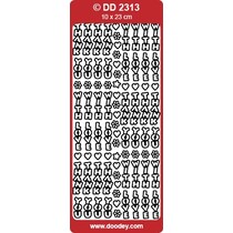 Ziersticker tekst