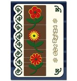 Sticker Ziersticker, "With Love" no "Thank You" i regnbuens farger