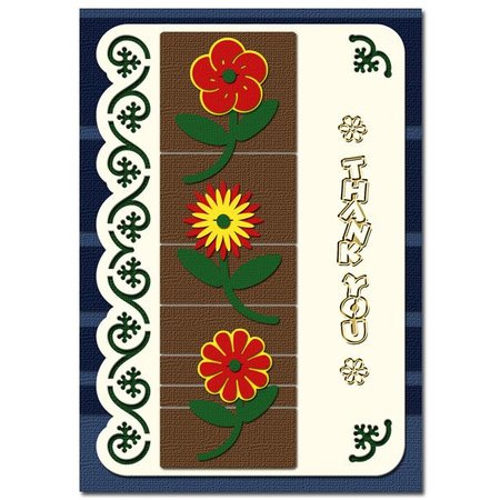 Sticker Ziersticker, "With Love" en "Thank You" in rainbow color