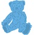 Marianne Design template perfuração: minúsculo do urso de pelúcia