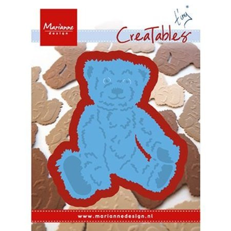Marianne Design template perfuração: minúsculo do urso de pelúcia