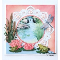 plantilla de perforación: el círculo de Petra con el pájaro