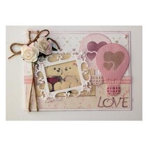 Stamping template: Love balloon