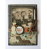 Joy!Crafts Stamping template: Dogs, lying and sitting