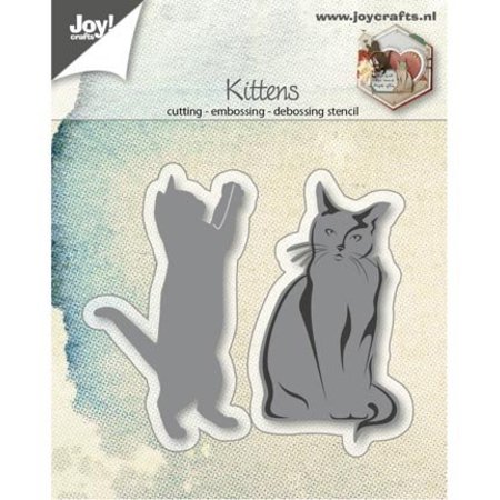 Joy!Crafts Stanzschablone: Katzen, spielend und sitzend