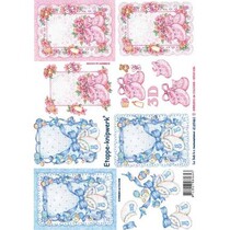 3D-sheet met baby motieven