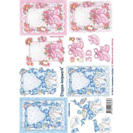 Bilder, 3D Bilder und ausgestanzte Teile usw... Carta per 3D con motivi di bambino