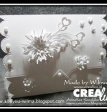 Crealies und CraftEmotions beira do molde de perfuração