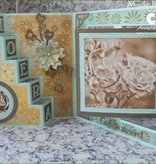 Crealies und CraftEmotions beira do molde de perfuração