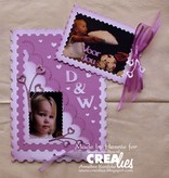 Crealies und CraftEmotions beira do molde de perfuração