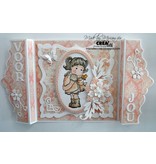 Crealies und CraftEmotions Stamping template, border
