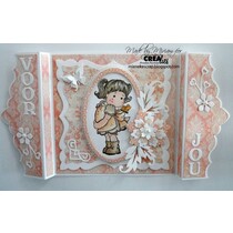 Stamping template, border