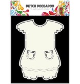 Dutch DooBaDoo A5 Schablone Card Art, Kleidchen