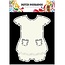 Dutch DooBaDoo A5 template card type, dress