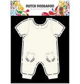 Dutch DooBaDoo A5 Schablone Card Art, Kleider Pub