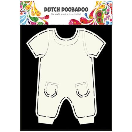 Dutch DooBaDoo A5 template type kaart, kleren Pub