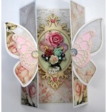 Dutch DooBaDoo A4 template card Butterfly Art