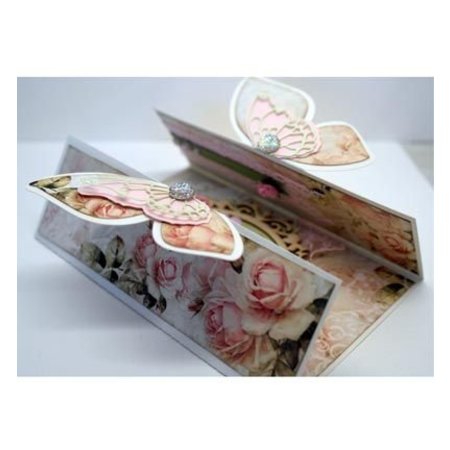 Dutch DooBaDoo A4 template card Butterfly Art