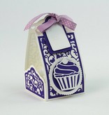 TONIC Stempling og prægning skabelon: Cupcake & Treat Box Set
