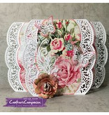 Crafter's Companion Stamping template: Shabby chic, borders