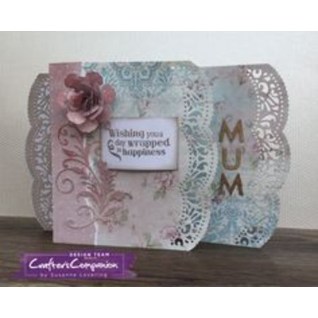 Crafter's Companion Stamping template: Shabby chic, borders