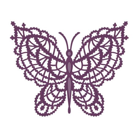 Creative Expressions Modèle de poinçonnage: papillon en dentelle