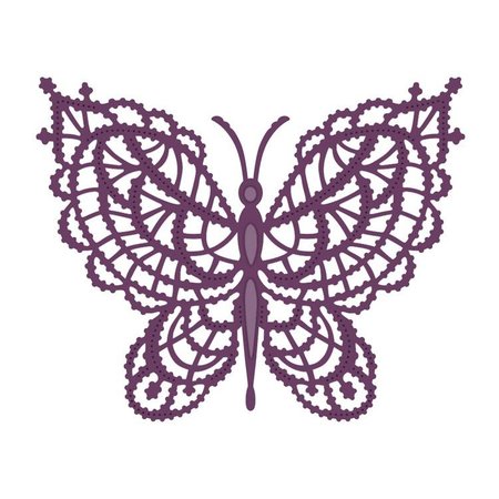 Creative Expressions template perfuração: rendas borboleta