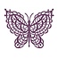 Creative Expressions template perfuração: rendas borboleta