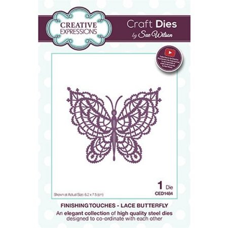 Creative Expressions plantilla de perforación: Mariposa de encaje