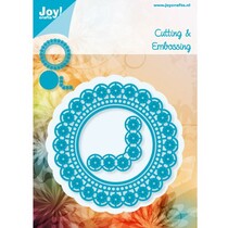 Stamping template: circle and corner