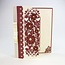 TONIC Stamping and embossing template: filigree decorative border with flowers