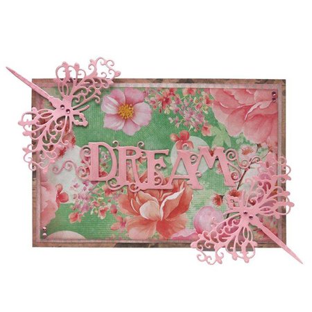 TONIC Stempelen en embossing sjabloon: Dragonfly