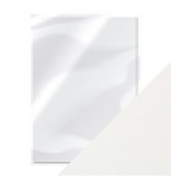 DESIGNER BLÖCKE  / DESIGNER PAPER Pearl White Perlemorskort A4 250gsm
