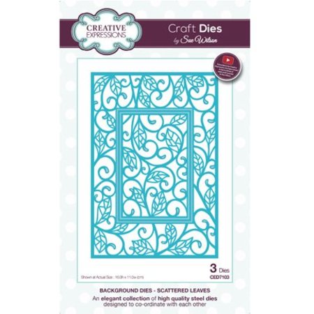 Creative Expressions Punching template: Scattered Leaves