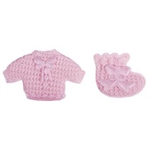 Babyaccessoires camisola + calcetines de bebé de color rosa