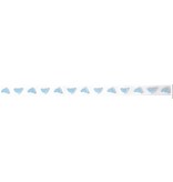Embellishments / Verzierungen Ruban mousseline: Babytapser lumière bleue