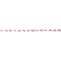 Organza ribbon: Babytapser in baby pink
