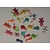 Embellishments / Verzierungen 25 akryl vedhæng, tema baby i forskellige farver