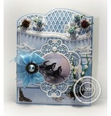 Joy!Crafts Stanzschablone: Bordüre und Blumen